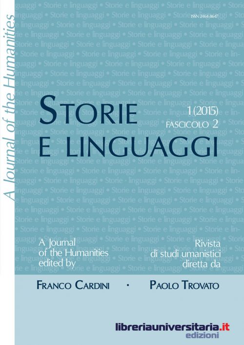 Storie e linguaggi. Rivista di studi umanistici (2015) vol. 2